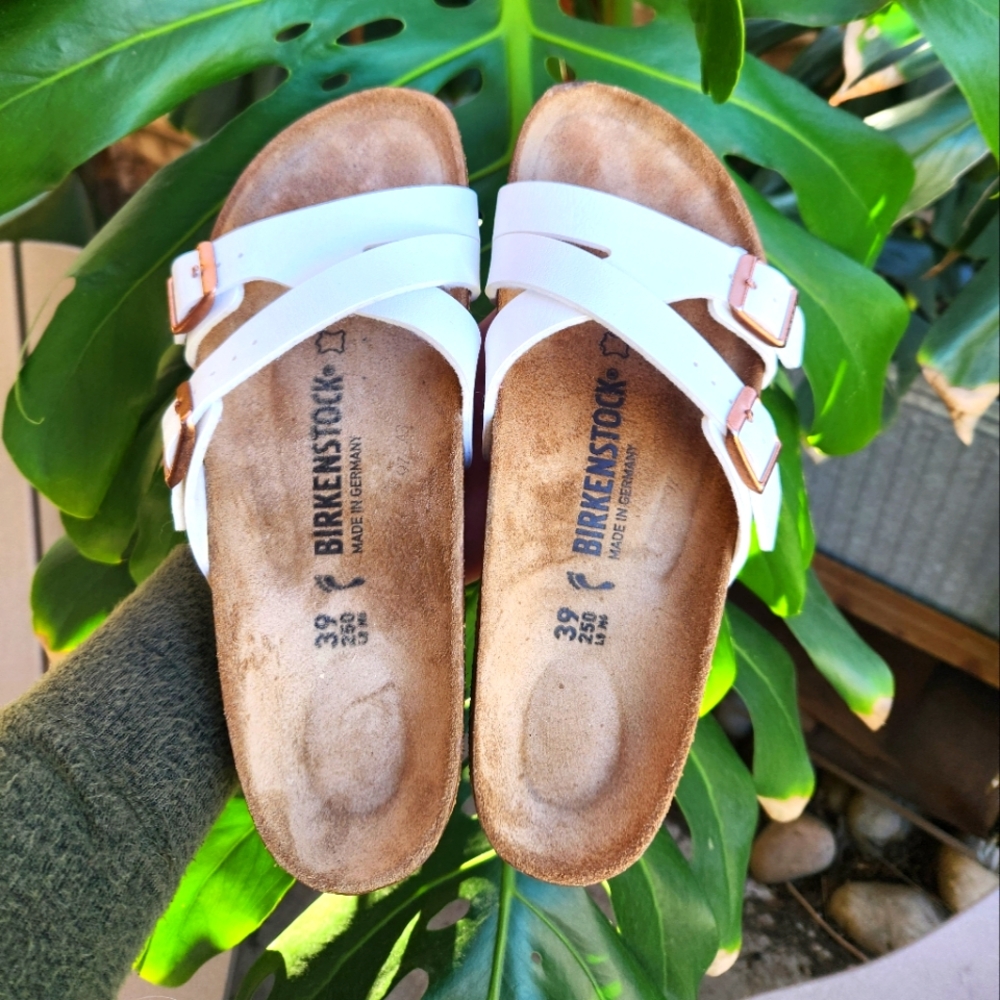 Birkenstock Women's White Sandals